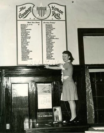 North Platte Canteen Honor Roll - Nebraska History