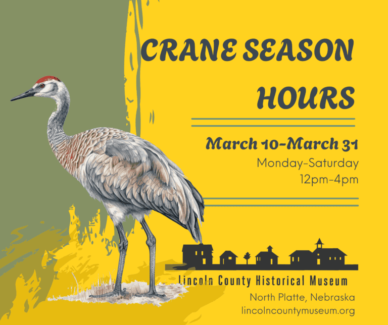 Crane Season Hours 2026 Poster